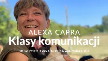 Grafika promocyjna wydarzenia Alexa Capra – Klasy komunikacji i socjalizacji