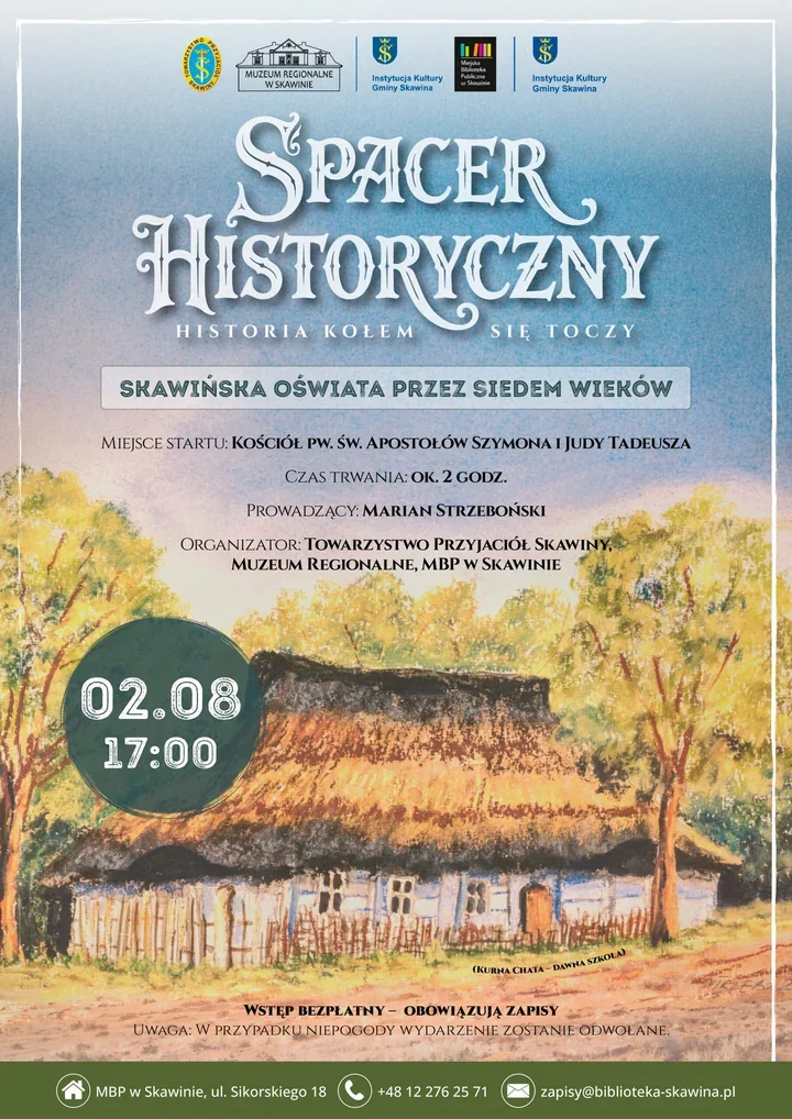 Skawina rusza tropem szkolnych ławek. Historyczny spacer już w sierpniu