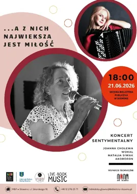 Skawińska biblioteka zagra miłością - Joanna Cholewa w Live Book Music