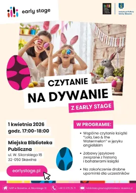 1 kwietnia w Skawinie - Czytanie na Dywanie po angielsku dla dzieci