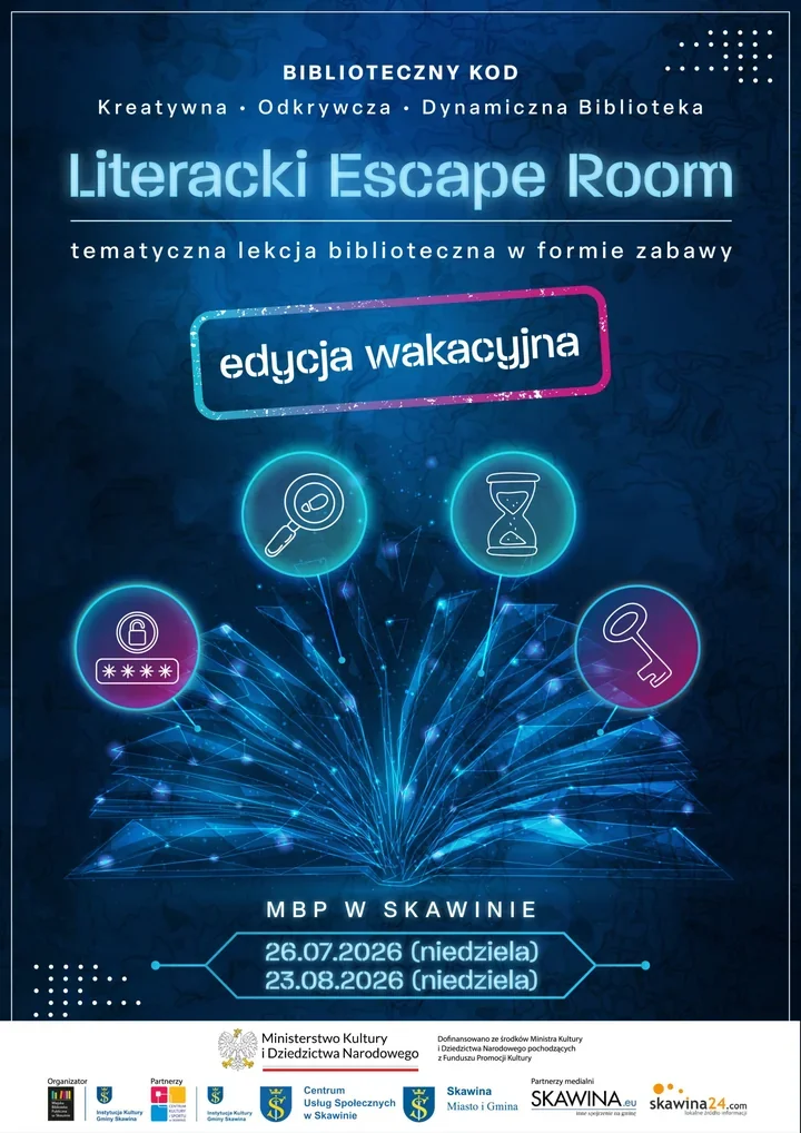 Biblioteka w Skawinie zamieni się w labirynt zagadek i kodów