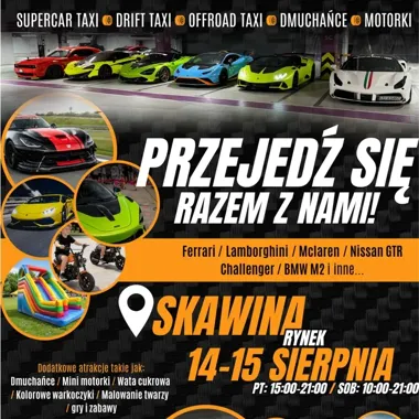 Skawina zobaczy supersamochody, a dzieci dostaną szansę na nową karetkę.