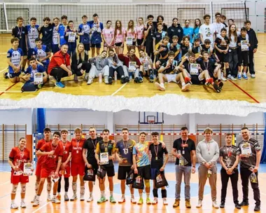 Siatkarska energia w Skawinie - turniej czwórek rozgrzał weekend