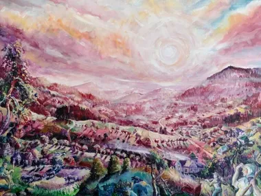 Beskidy na papierze - akwarelowe wspomnienia Grażyny Blecharczyk w Pałacyku Sokół