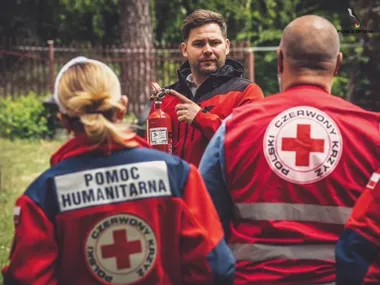 RKO, plecak ewakuacyjny i reakcja na powódź. Warsztaty w Radziszowie