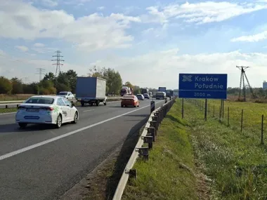 Nocą jeden pas na A4. Remont między Skawiną a Krakowem już trwa