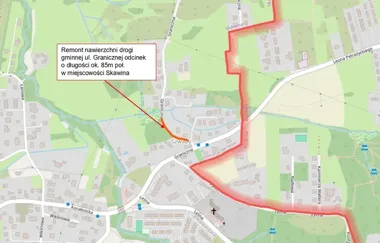 Remont Granicznej w Skawinie. Droga może być zamknięta przez 2–3 dni