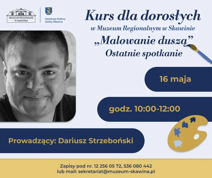 Ostatni pędzel w cyklu Malowanie duszą. Skawina zamyka warsztaty